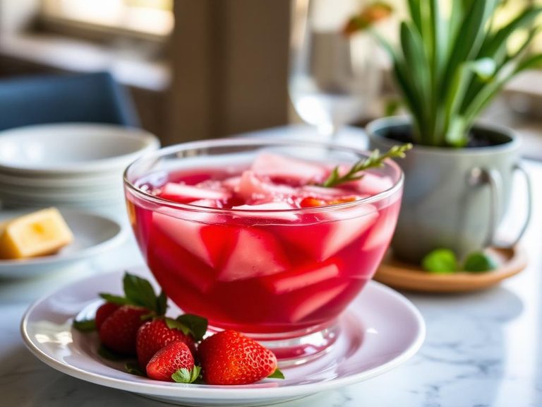 Ingredient in a party punch bowl
