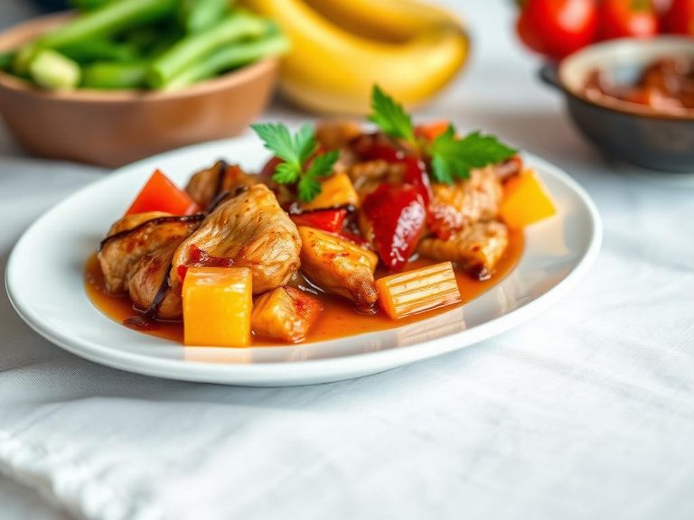 Ingredient in fruit sauces for poultry