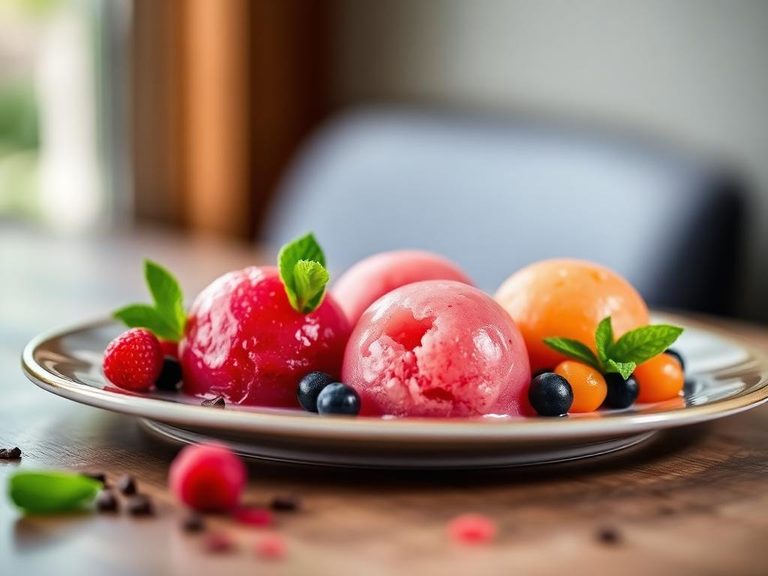 Ingredient in gourmet sorbets