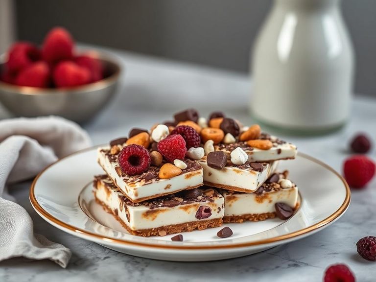 Ingredient in no-bake cheesecake or frozen yogurt bark