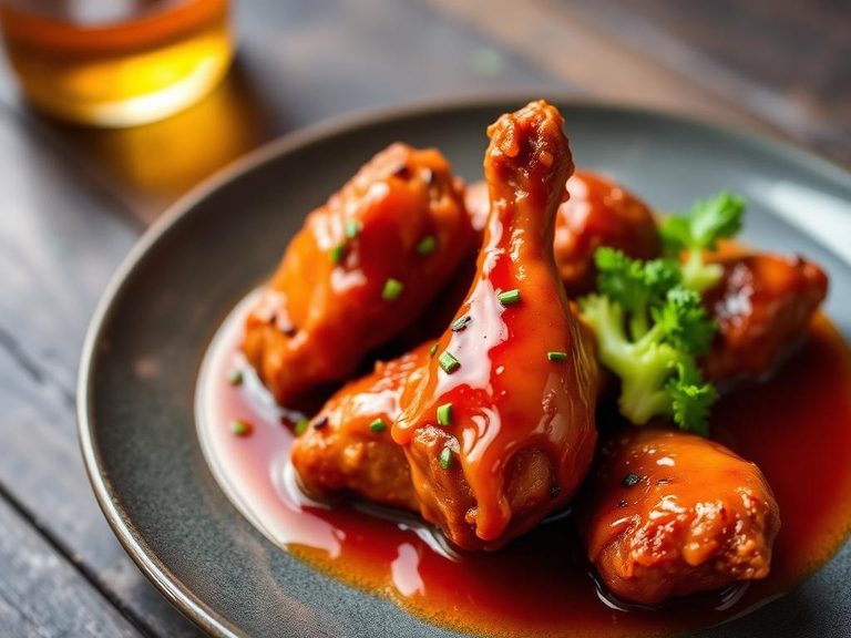 Ingredient in spicy wing sauce glazes
