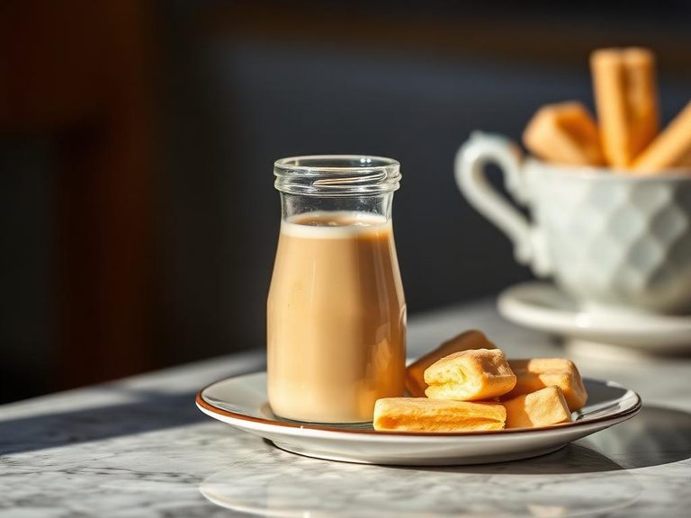 Instant coffee creamer