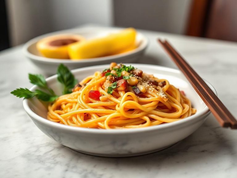 Instant Ramen Carbonara