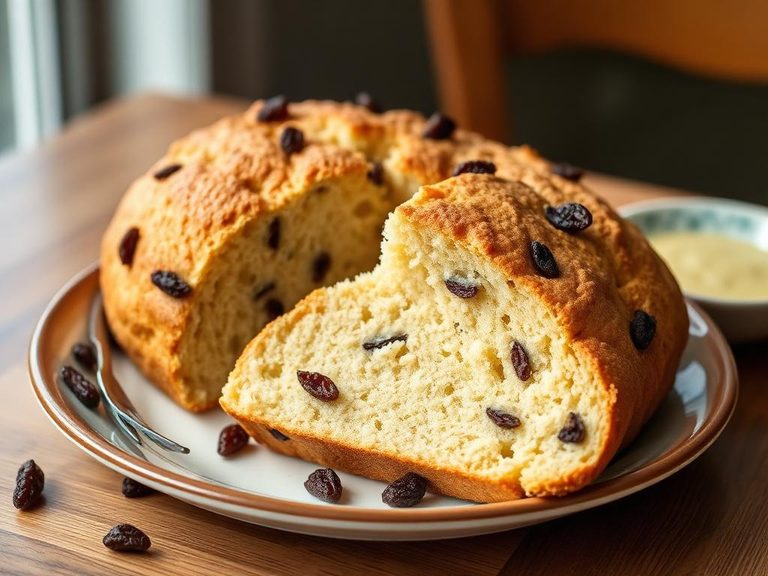 Irish Soda Bread with raisins