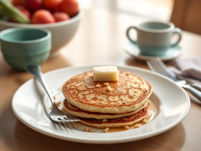 Iron-Fortified Cereal Pancakes