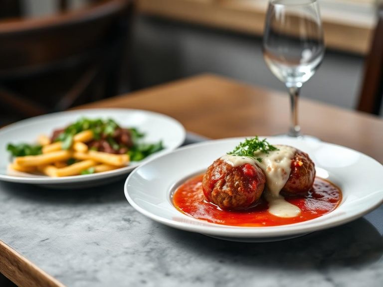 Italian-American Meatball Parmigiana