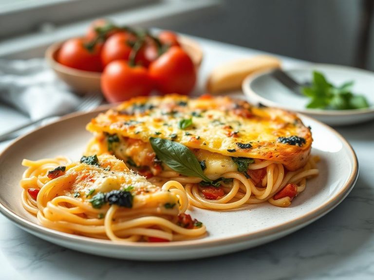Italian Frittata di pasta