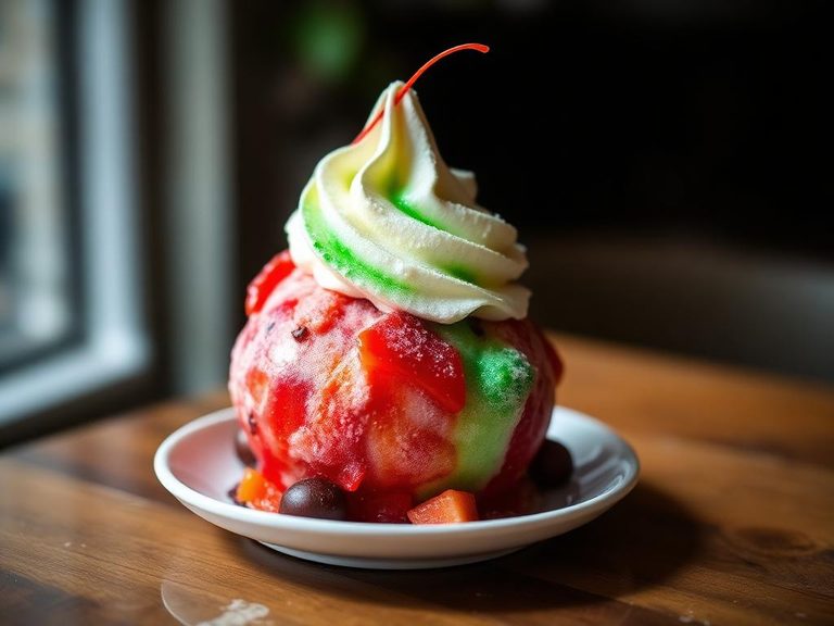 Italian Ice Sundae
