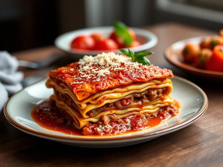 Italian Lasagna (meat sauce layer)