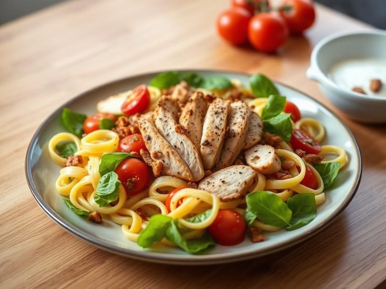 Italian Pasta Salad with Chicken