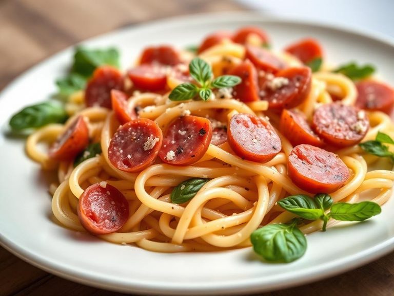 Italian Pasta Salad with Salami