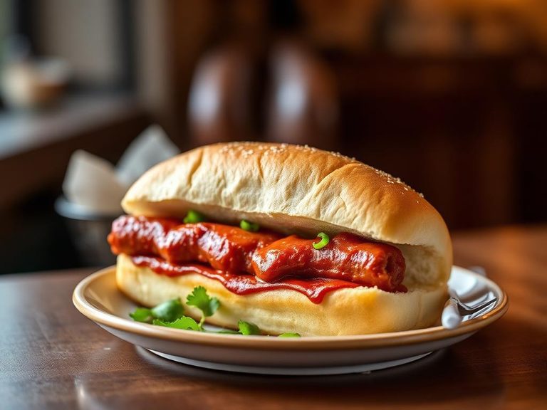 Italian Sausage Po' Boy