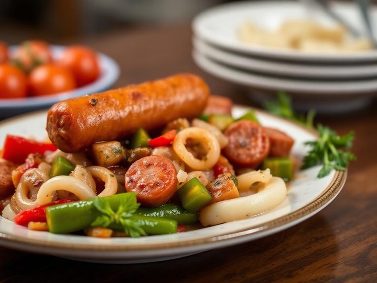 Italian Sausage with Peppers and Onions