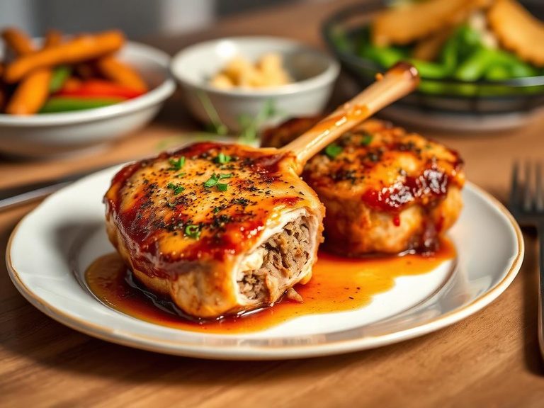 Italian-Style Stuffed Pork Chops