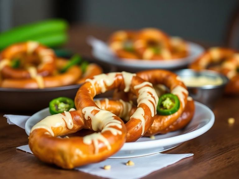 Jalapeño Cheese Pretzels