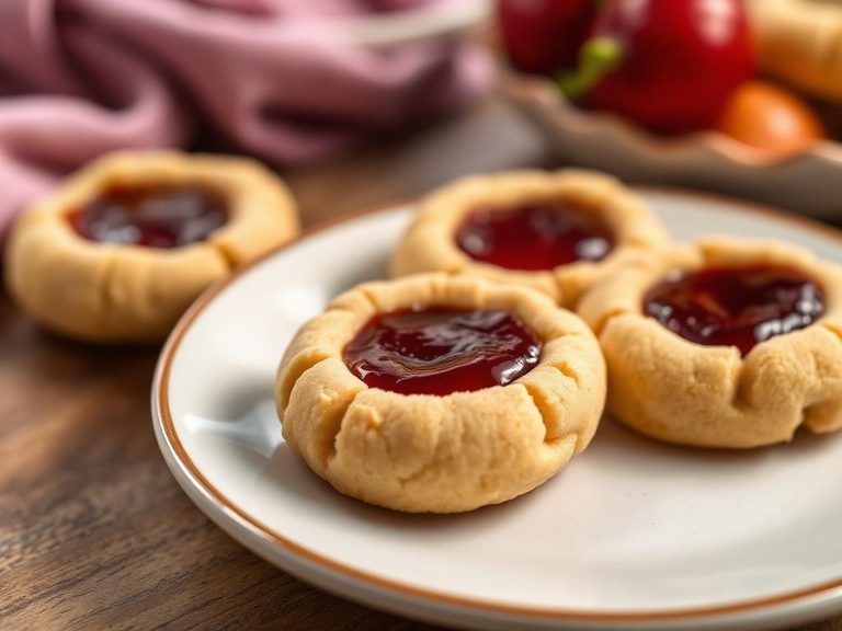 Jam Thumbprint Cookies