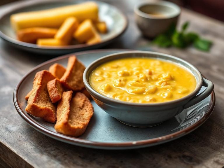 Jamaican cornmeal porridge
