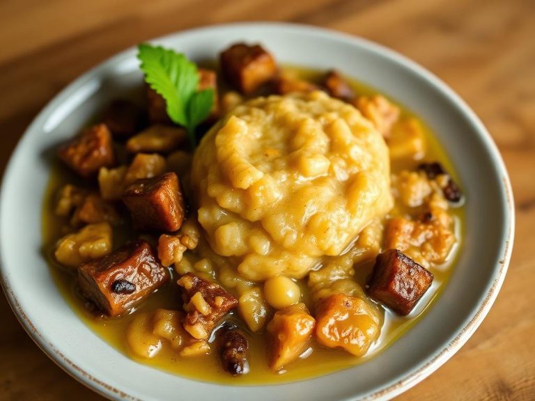 Jamaican Plantain Porridge