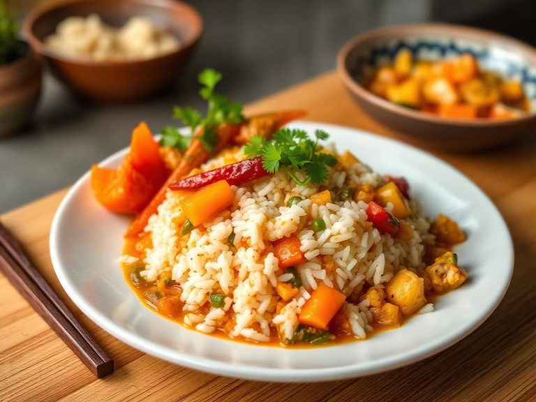 Japanese Curry Rice with Vegetables