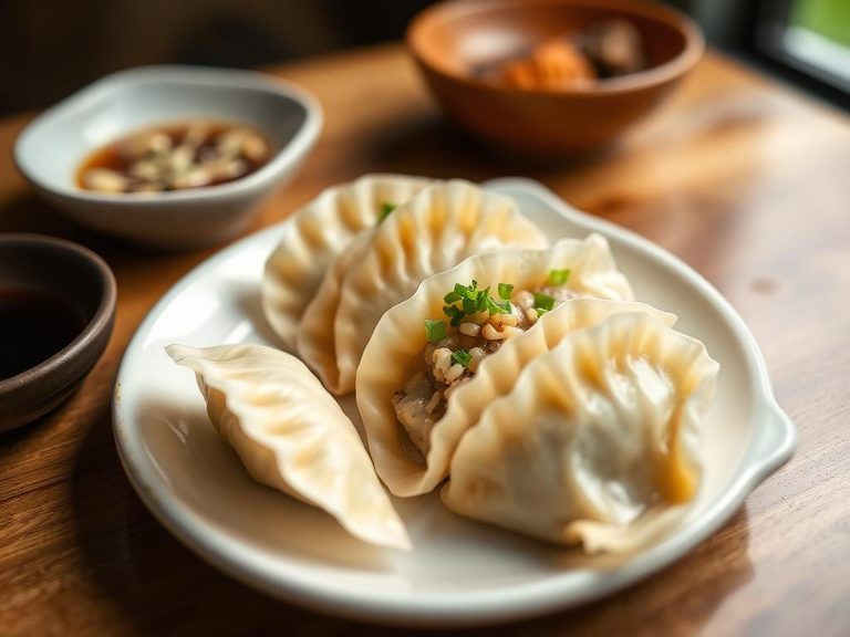 Japanese gyoza filling