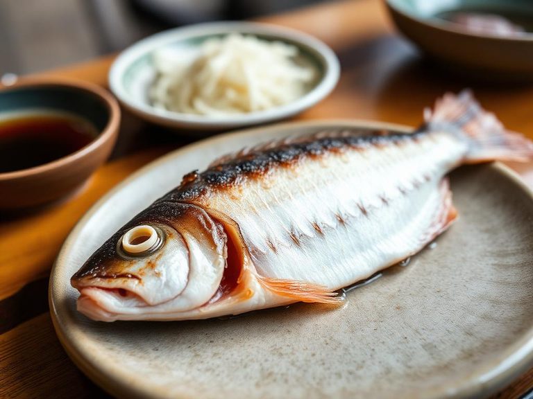Japanese Hirimasa (Grilled Yellowtail - a similar flatfish preparation)