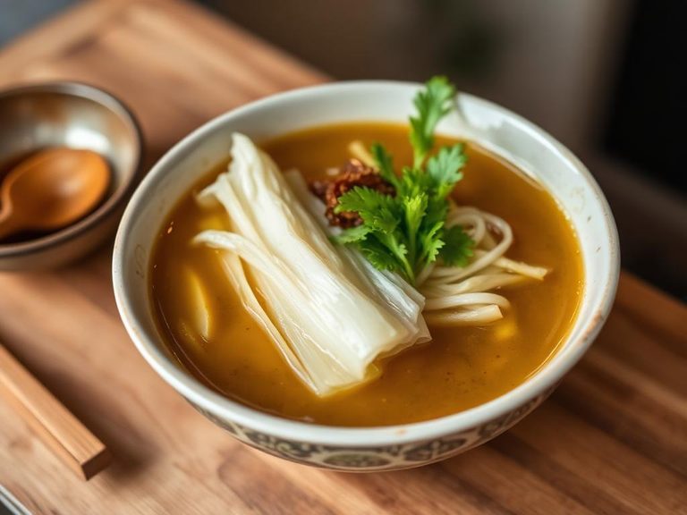 Japanese Miso Soup with Cabbage