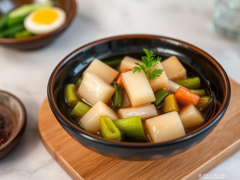 Japanese Nimono (simmered vegetables)