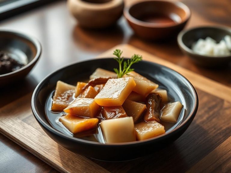 Japanese oden (simmered radish)