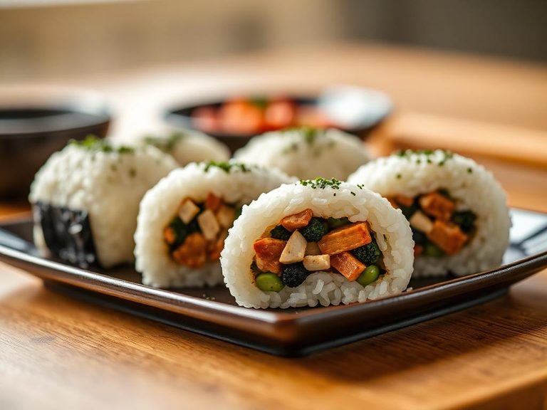 Japanese onigiri filling