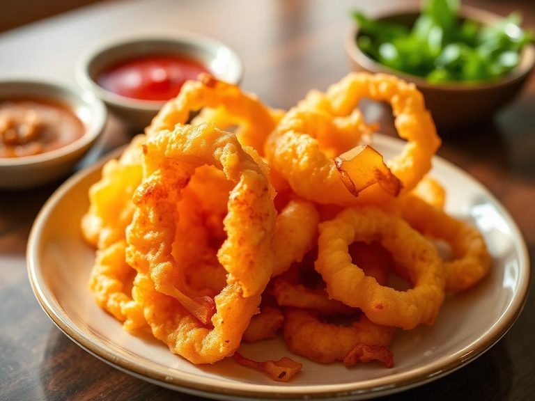 Japanese Onion Rings (Tempura)