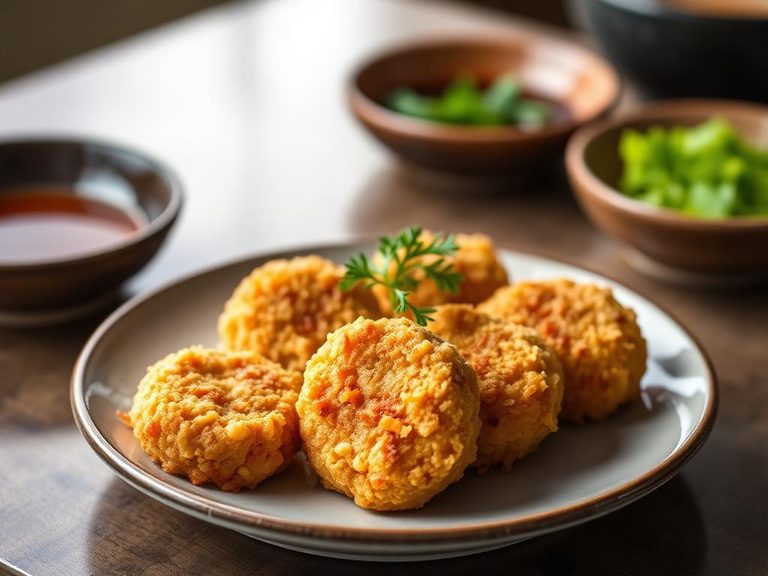 Japanese salmon croquettes