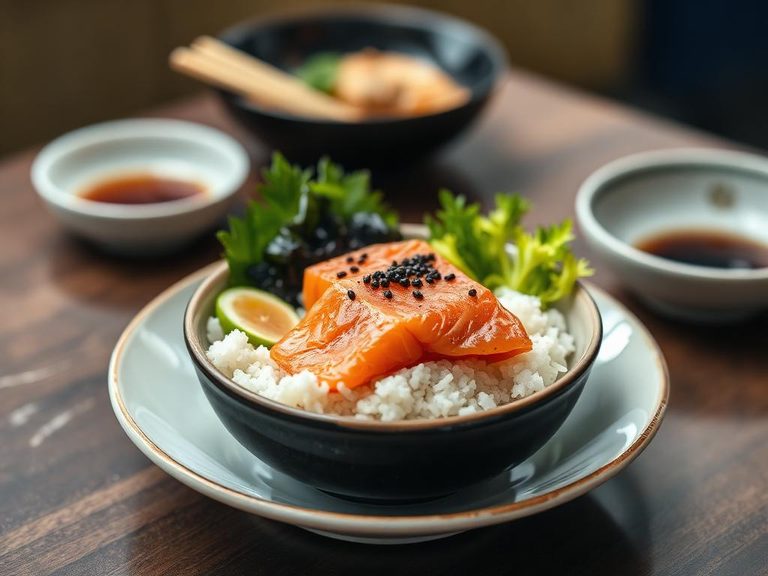 Japanese Salmon Donburi