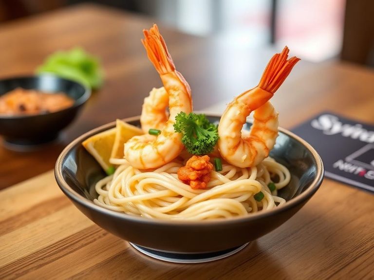 Japanese Shrimp Tempura Udon