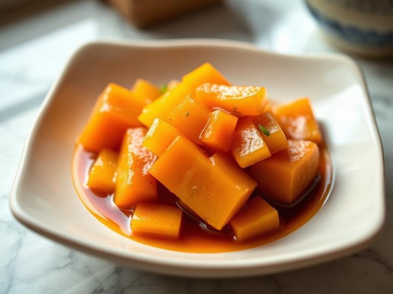 Japanese simmered sweet potato