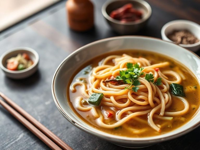 Japanese Soba Noodle Soup