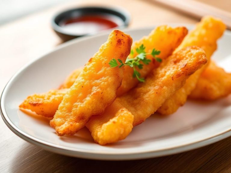 Japanese Sweet Potato Tempura (Satsumaimo)