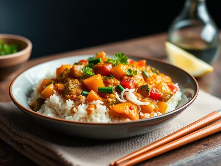 Japanese Vegetable Curry Rice