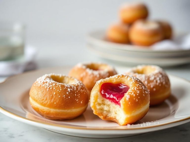 Jelly or Cream-Filled Doughnut Holes