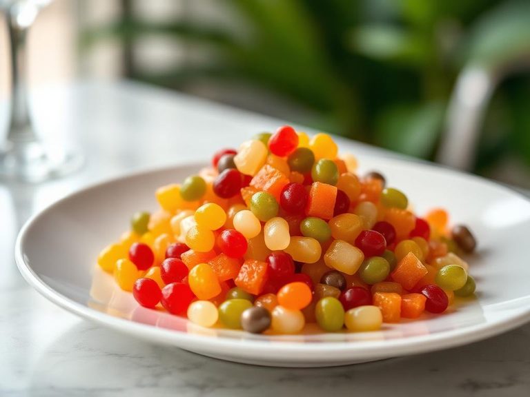 Jellybean Punch Bowl Garnish