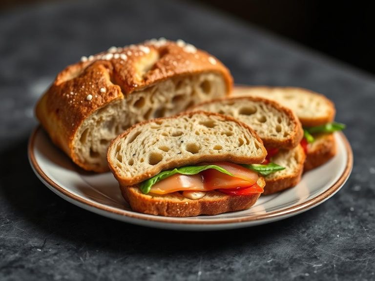 Jewish rye bread for deli sandwiches