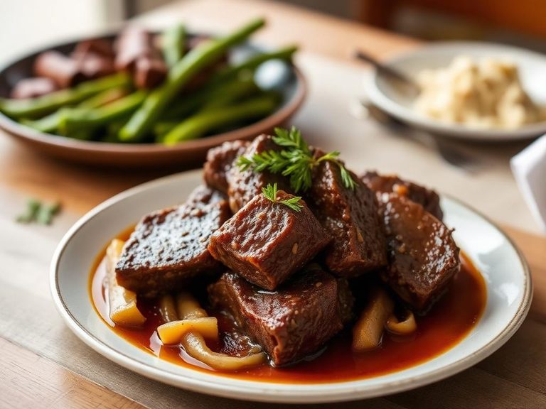 Jewish-style Braised Beef Short Ribs