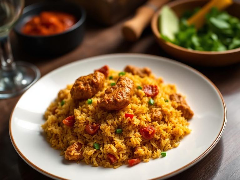 Jollof Rice with Chicken