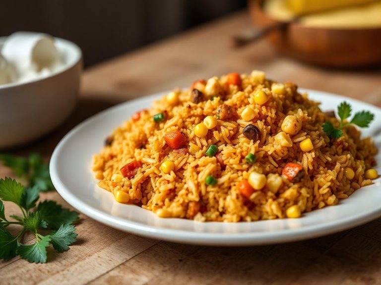 Jollof Rice with Corn