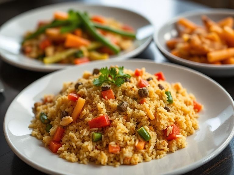 Jollof Rice with Mixed Vegetables