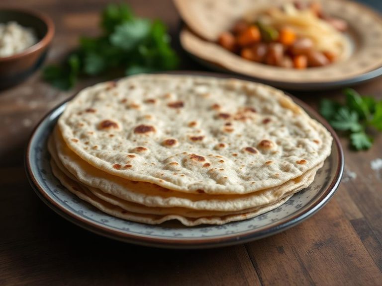 Jowar Roti (a traditional unleavened flatbread from India)