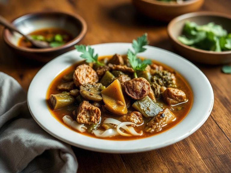 Jute Leaf Stew (Caribbean)