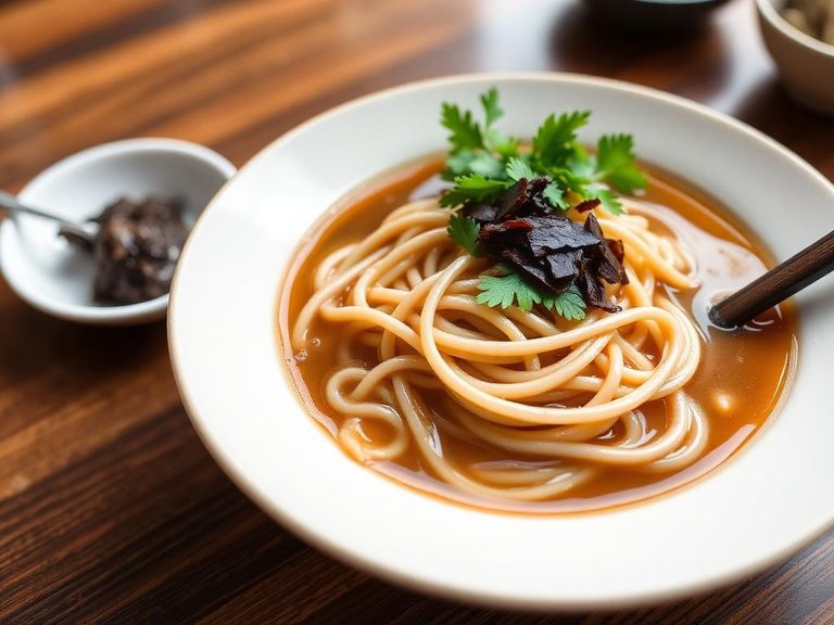Kake Soba (noodles in hot broth)