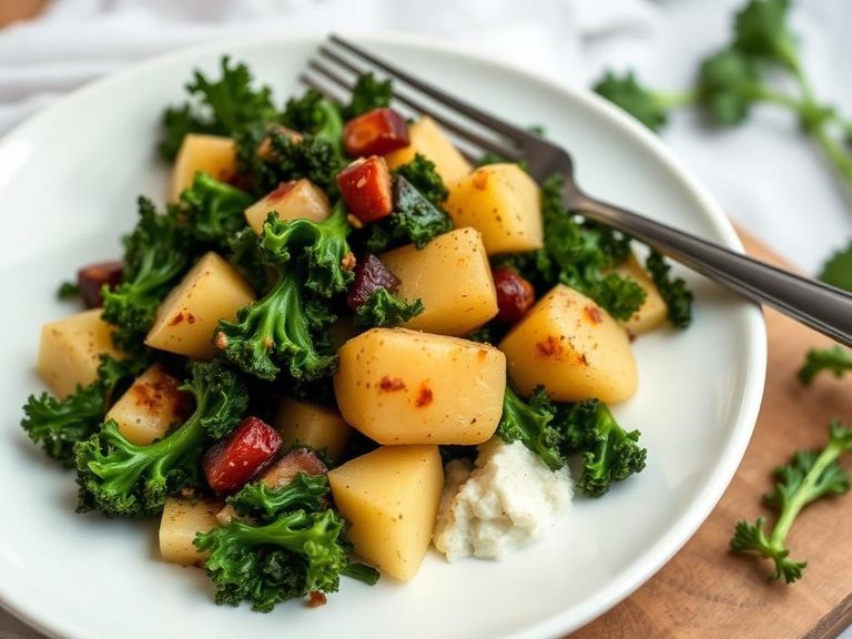 Kale and Potato Hash