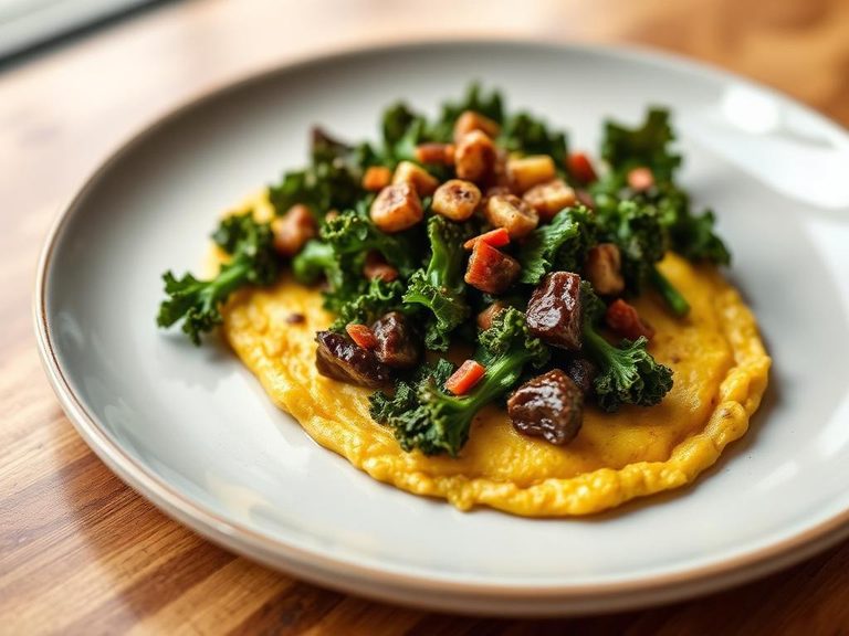 Kale Omelet