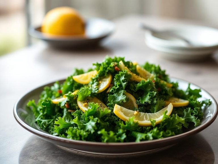 Kale Salad with Lemon Vinaigrette